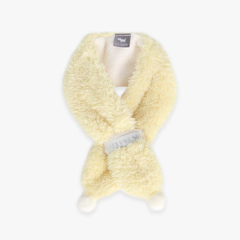 Snowball scarf (Yellow)