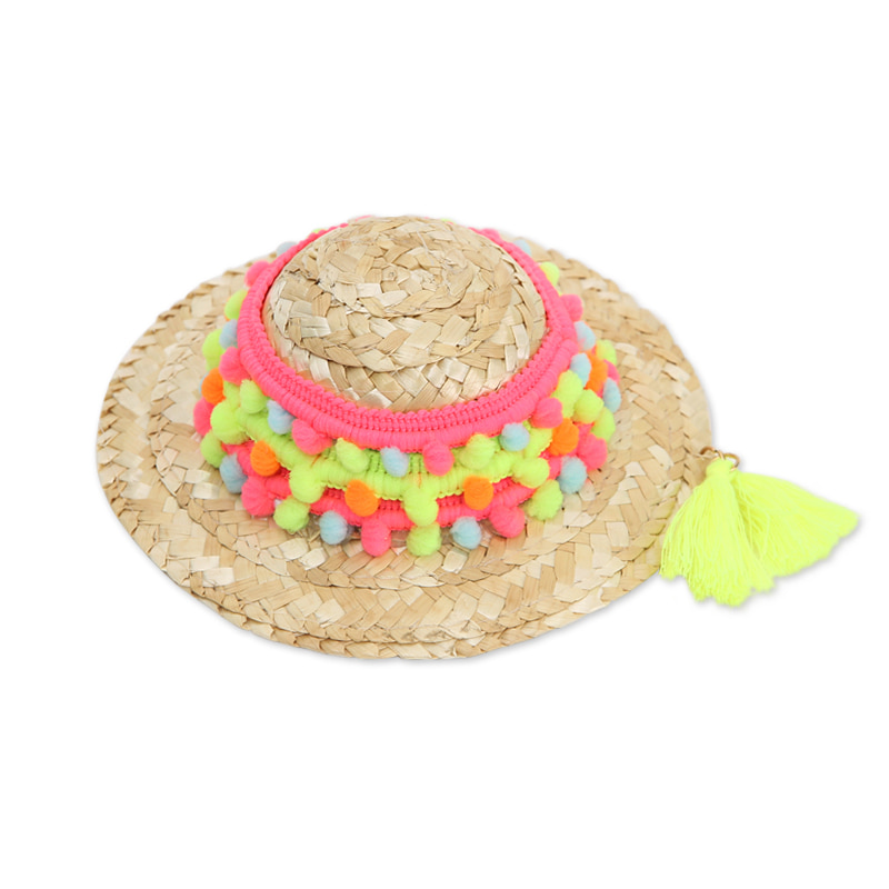 an aloha straw hat