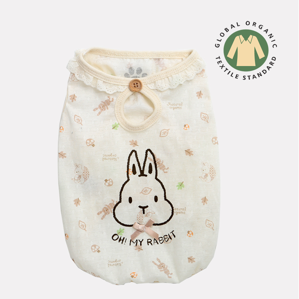 Organic bunny bunny sleeveless shirt