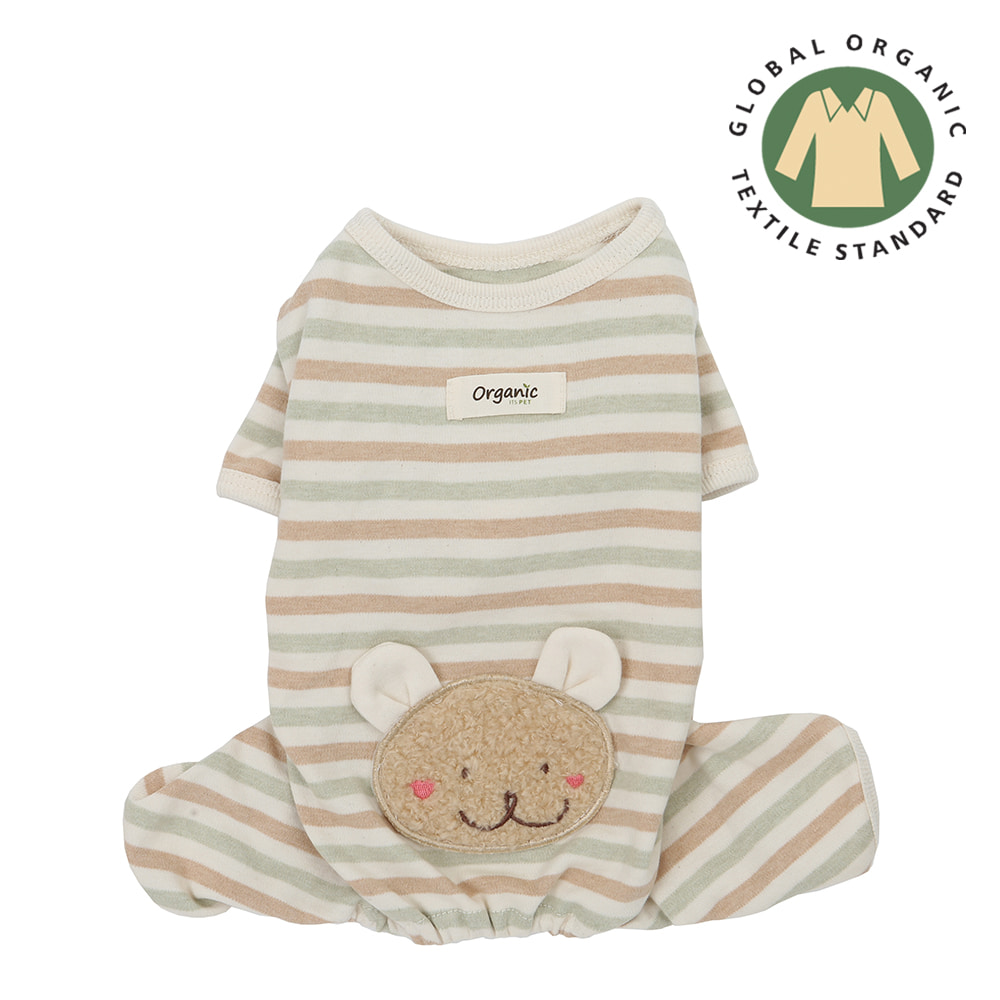 Organic Smile Bear All-in-One (OLIVE)