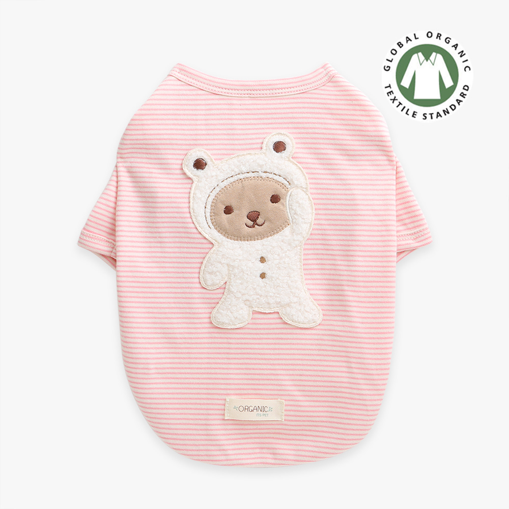 Organic High Bear T-shirt (Pink)