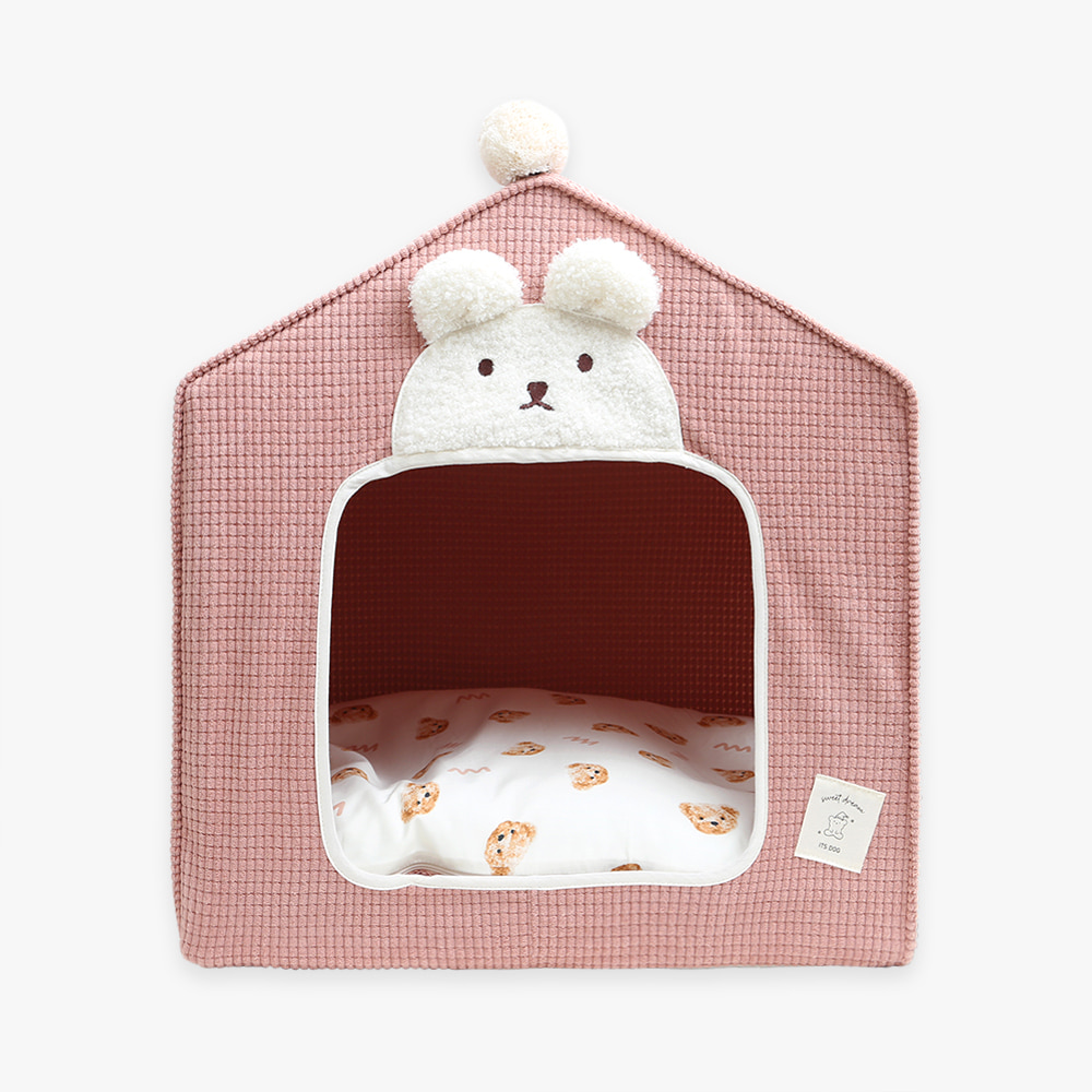 Goodnight Bear Frame House (Indie Pink)