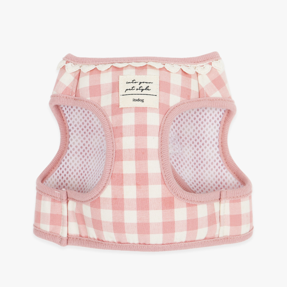 Heart check harness (pink)